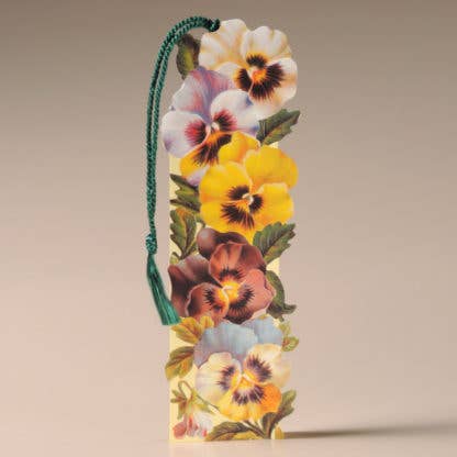 Pansies Bookmark Ccard