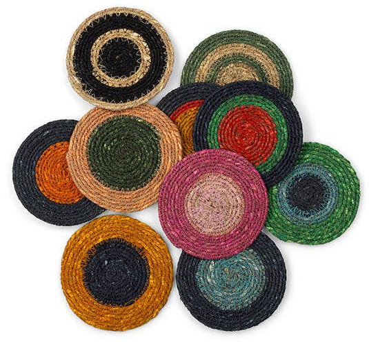 Seagrass Coaster - Tuscan Yellow / Guardsman Red: 4