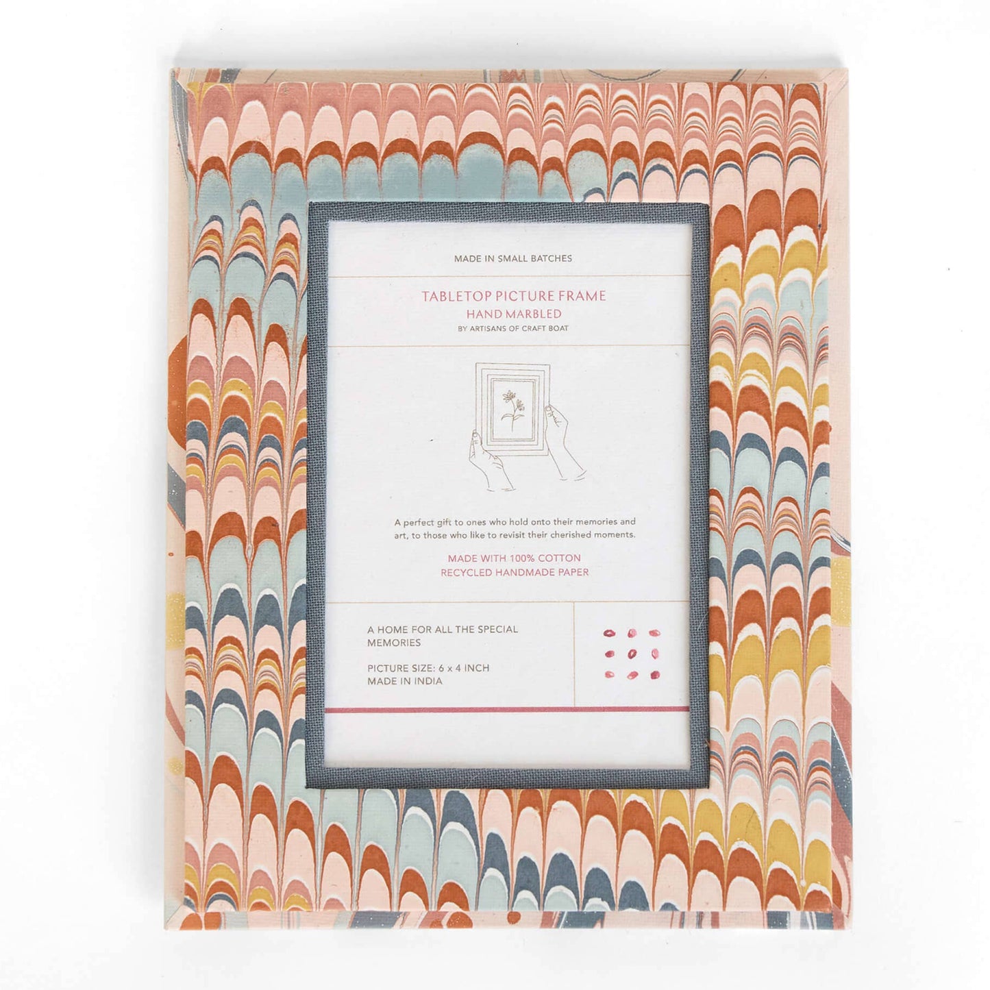Marbled Picture Frame - Twilight Mountain