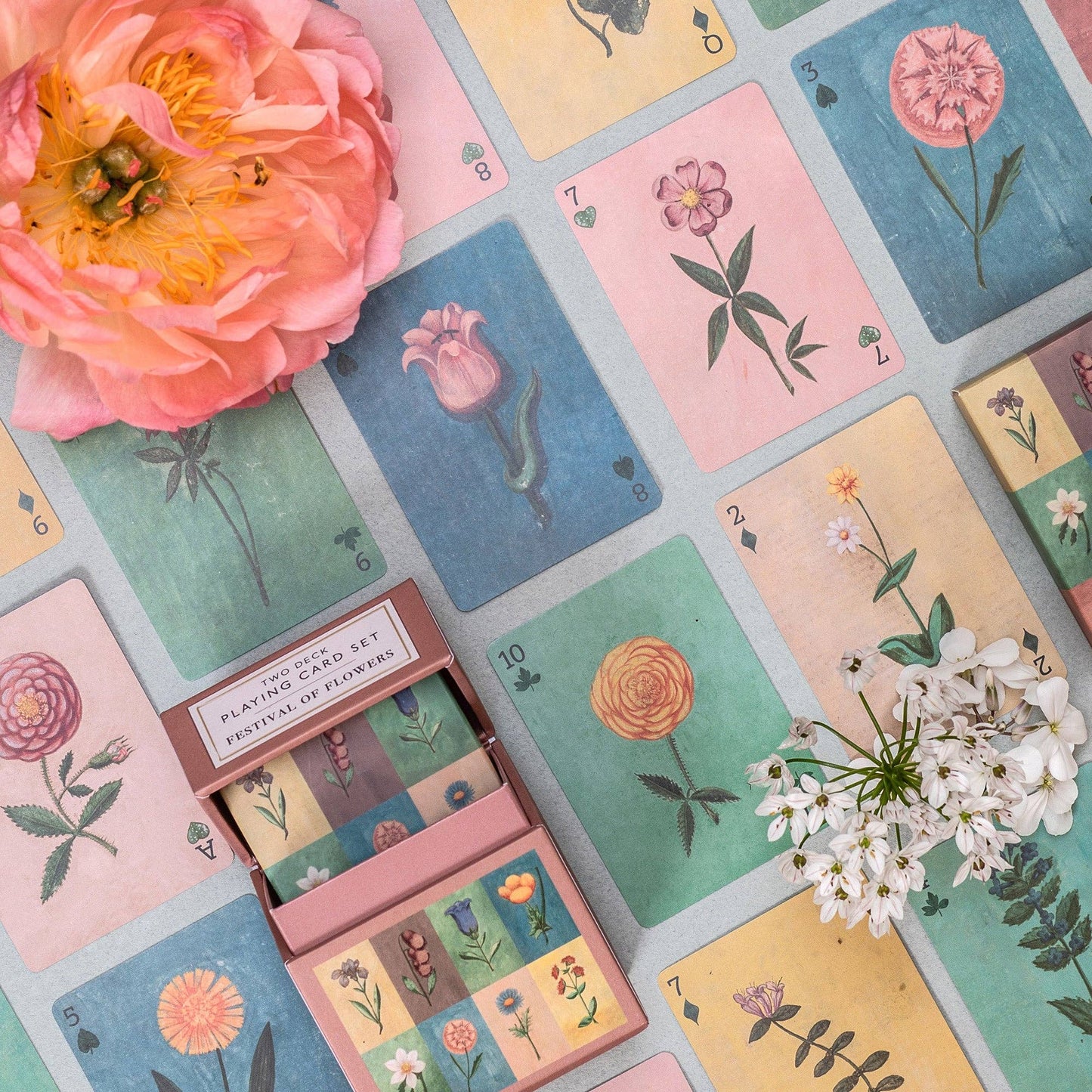 Festival of Flowers Playing Cards