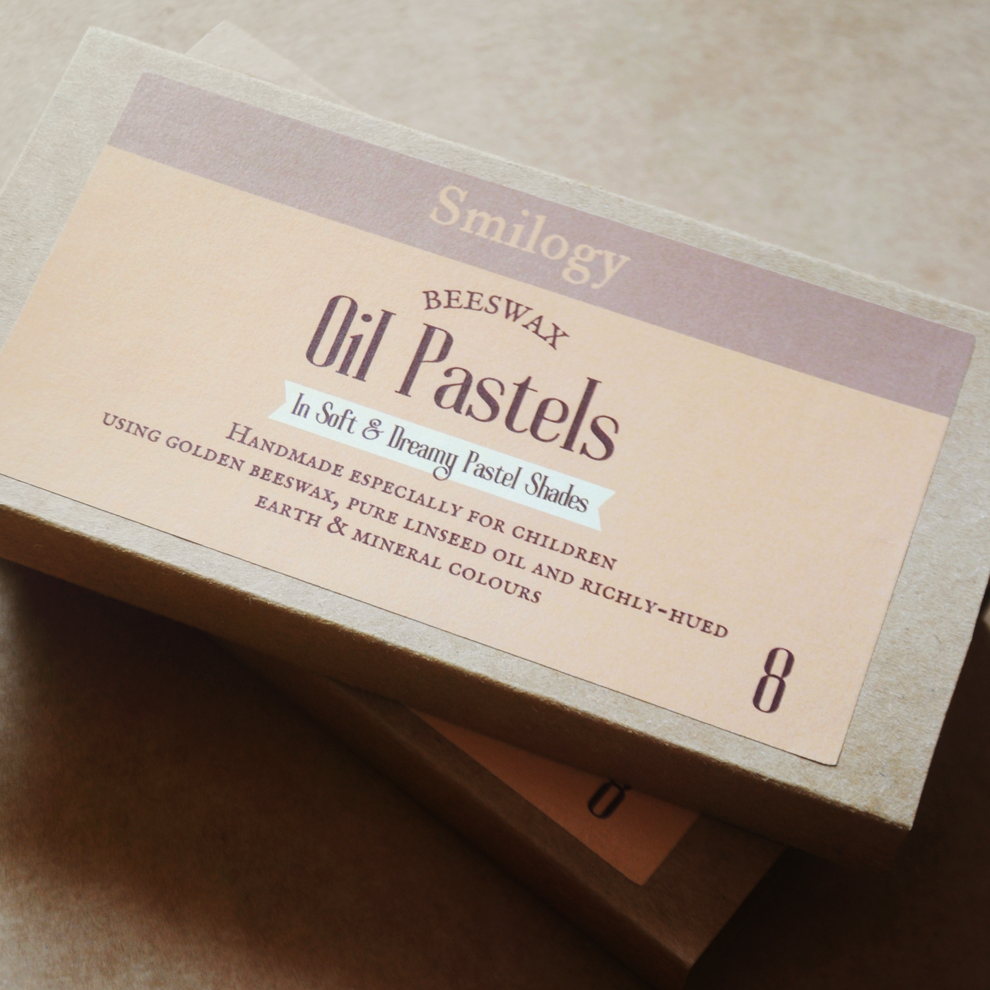 All Natural Beeswax Oil Pastels - Set of 8