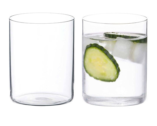 Crystal Glass Tumbler - Pair