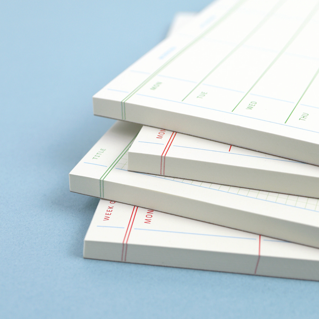 Paperian Flat A5 'Weekly' Notepad