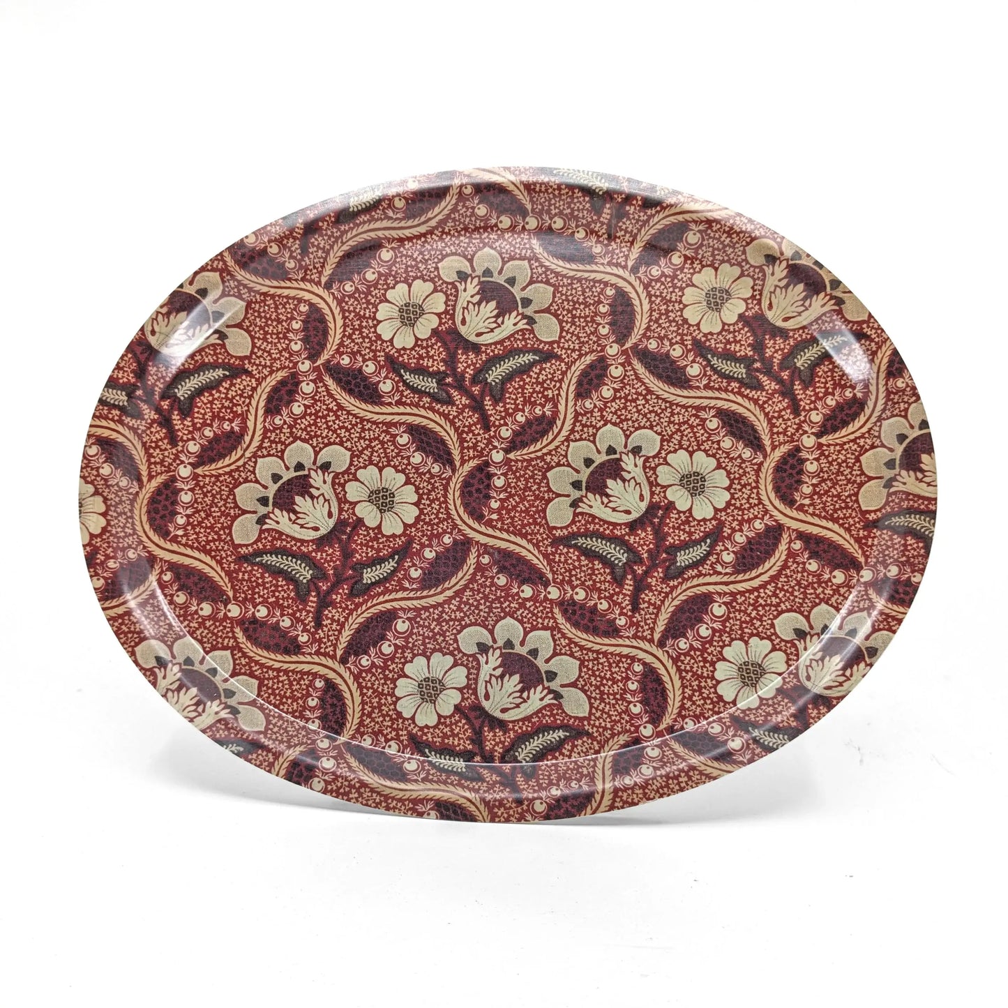 Oval Birchwood Tray - Trellis