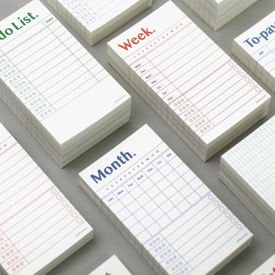 Paperian Lists To Live by  'To Pay' Memo Pad