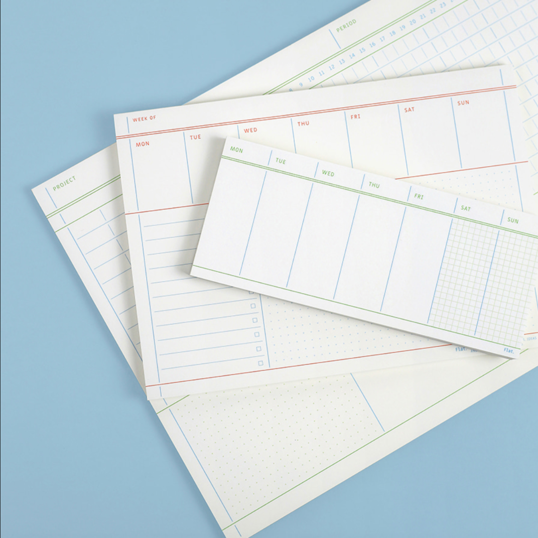 Paperian Flat A5 'Weekly' To-Do Notepad