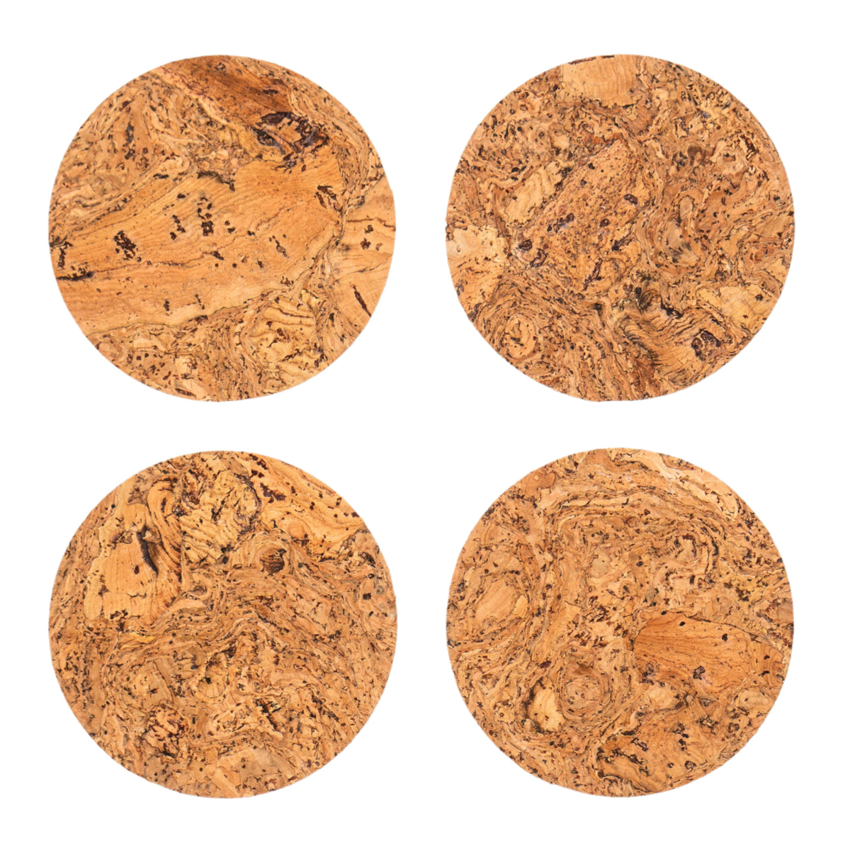 3 Inch Cork Rounds Round Natural Cork Coasters Set of 4 - Natural – Pentreath & Hall