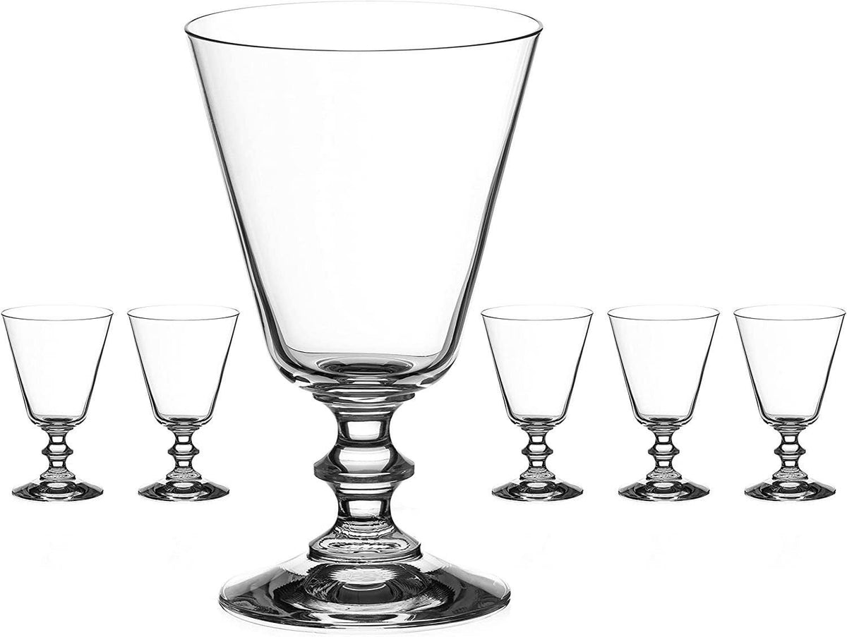 Crystal Wine Glasses - Set of 6