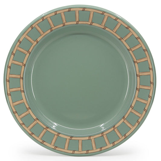 Domino x CCH Wicker Enamelware Dinner Plate: Sea Blue