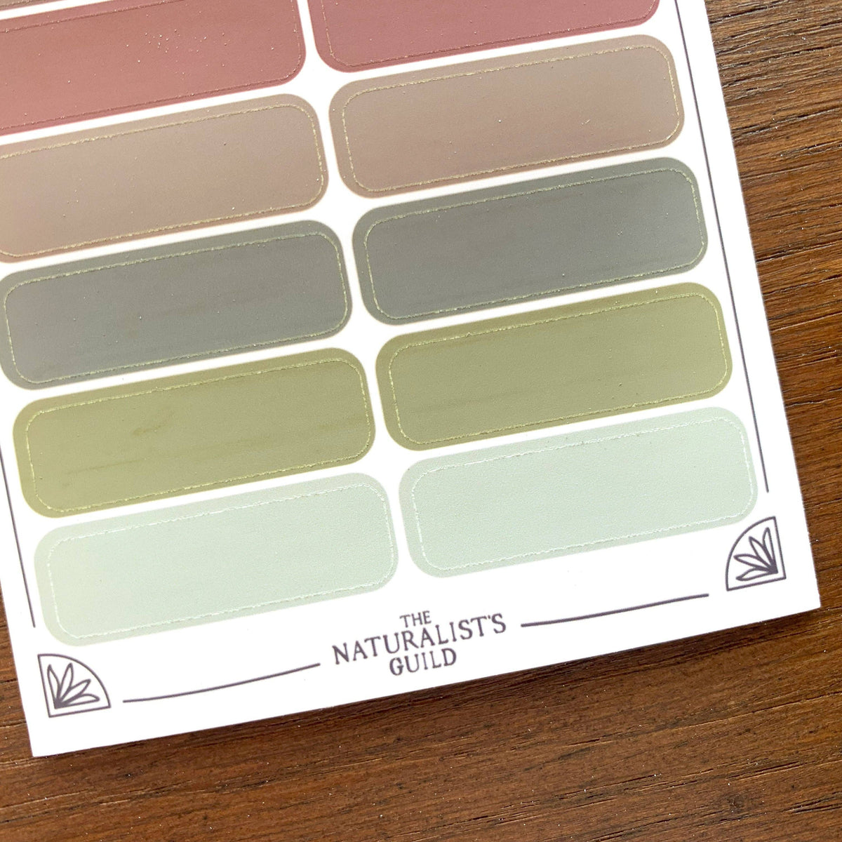 Light Academia Label Sheet