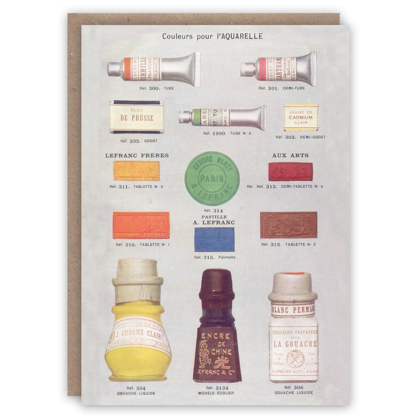 Watercolours - Greeting Card