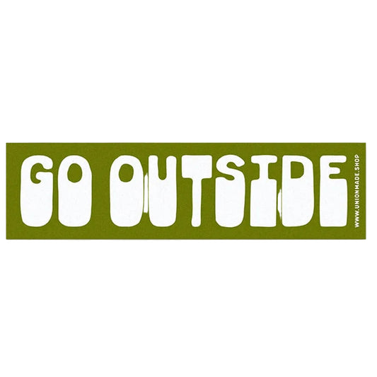 Go Outside - Bumper Sticker