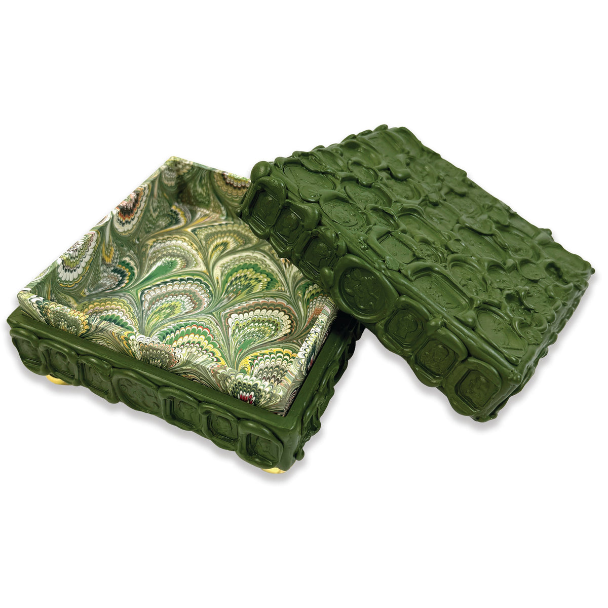 Wax Seal Stamp Box - Green
