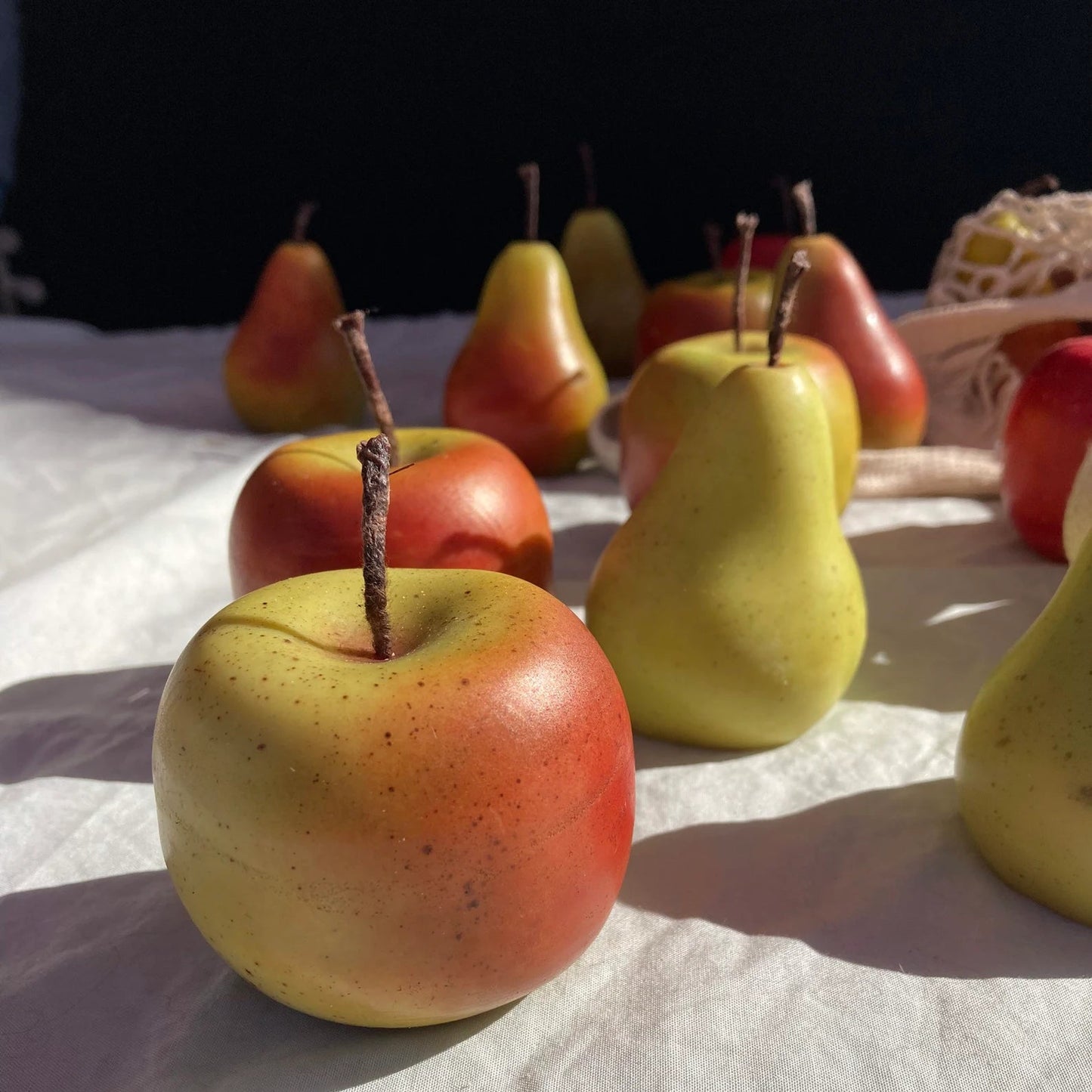 Large Apple Candle