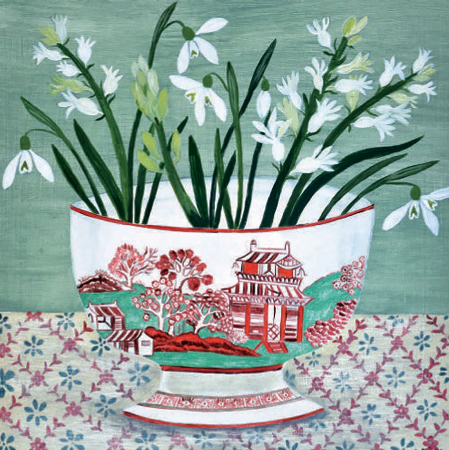 Snowdrops in Bowl Pack of 6