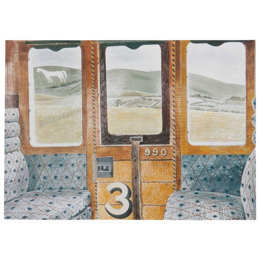 Train Landscape - Greeting Card