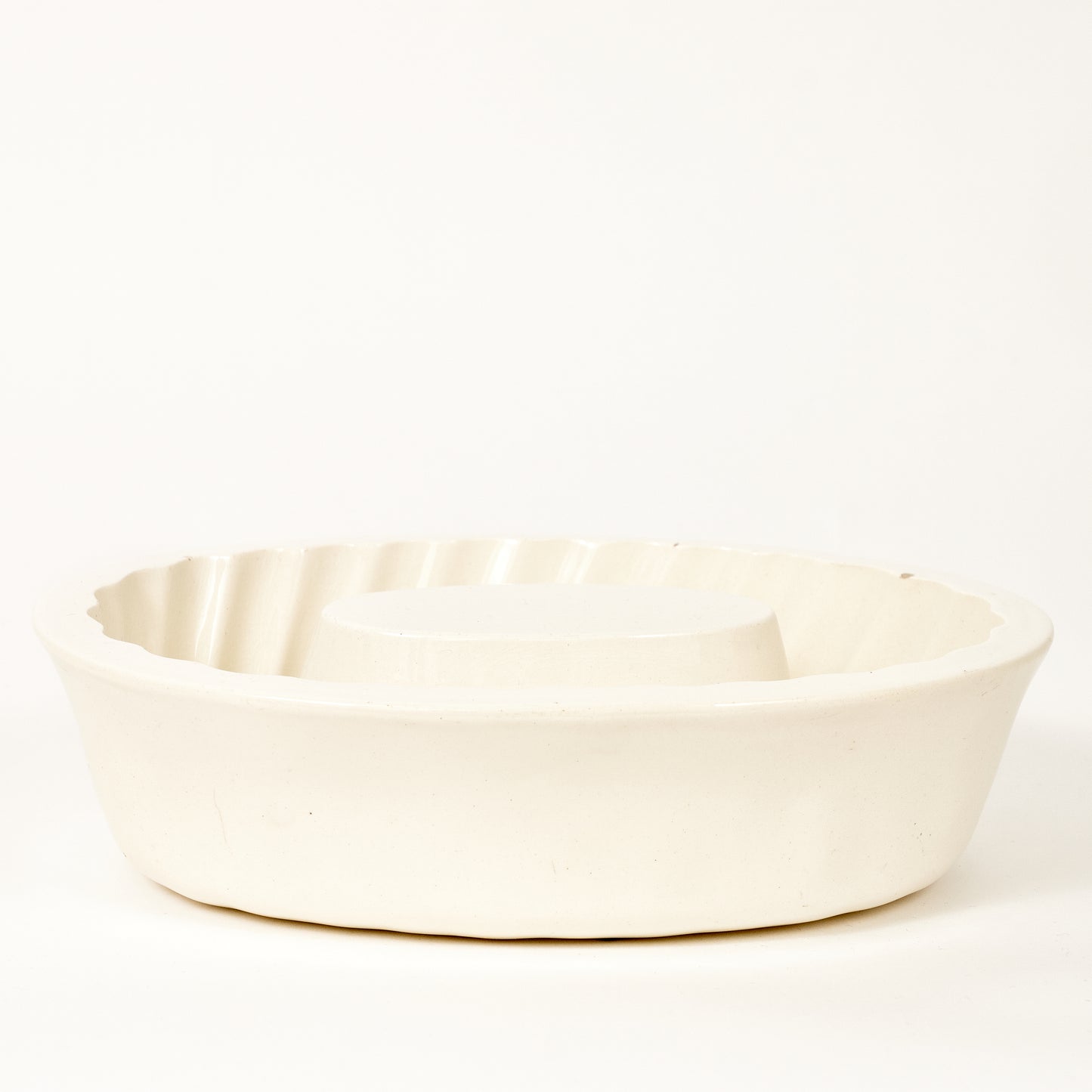 Oval Creamware Jelly Mould