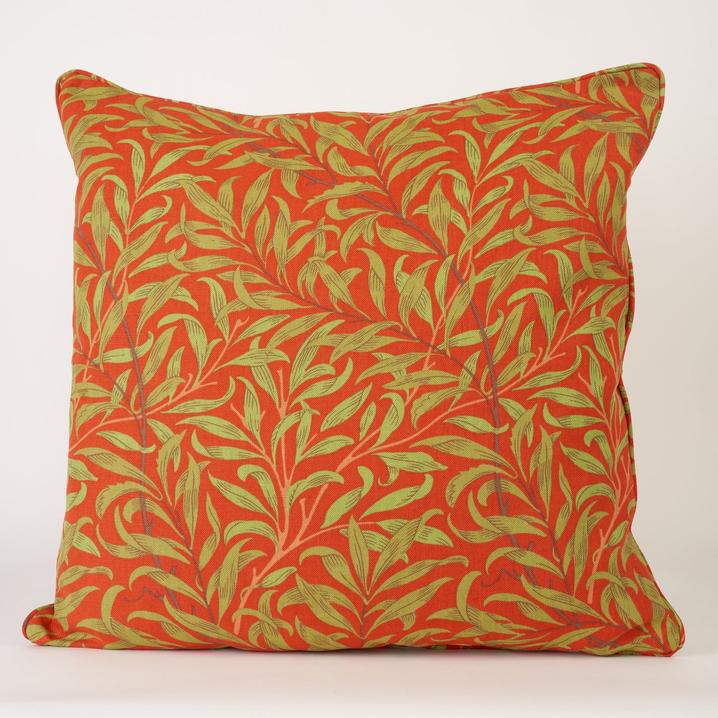 Willow Bough Cushion - Tomato/Olive