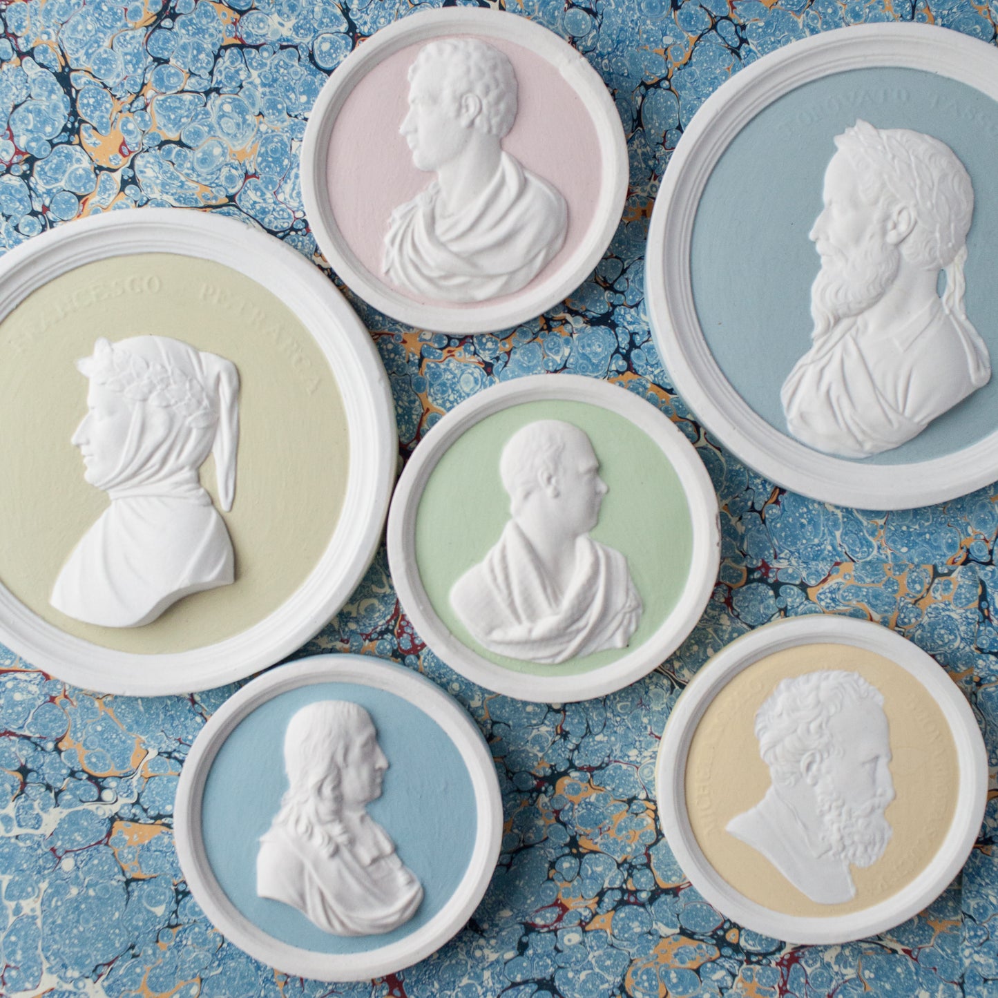 Lord Byron Portrait Plaque