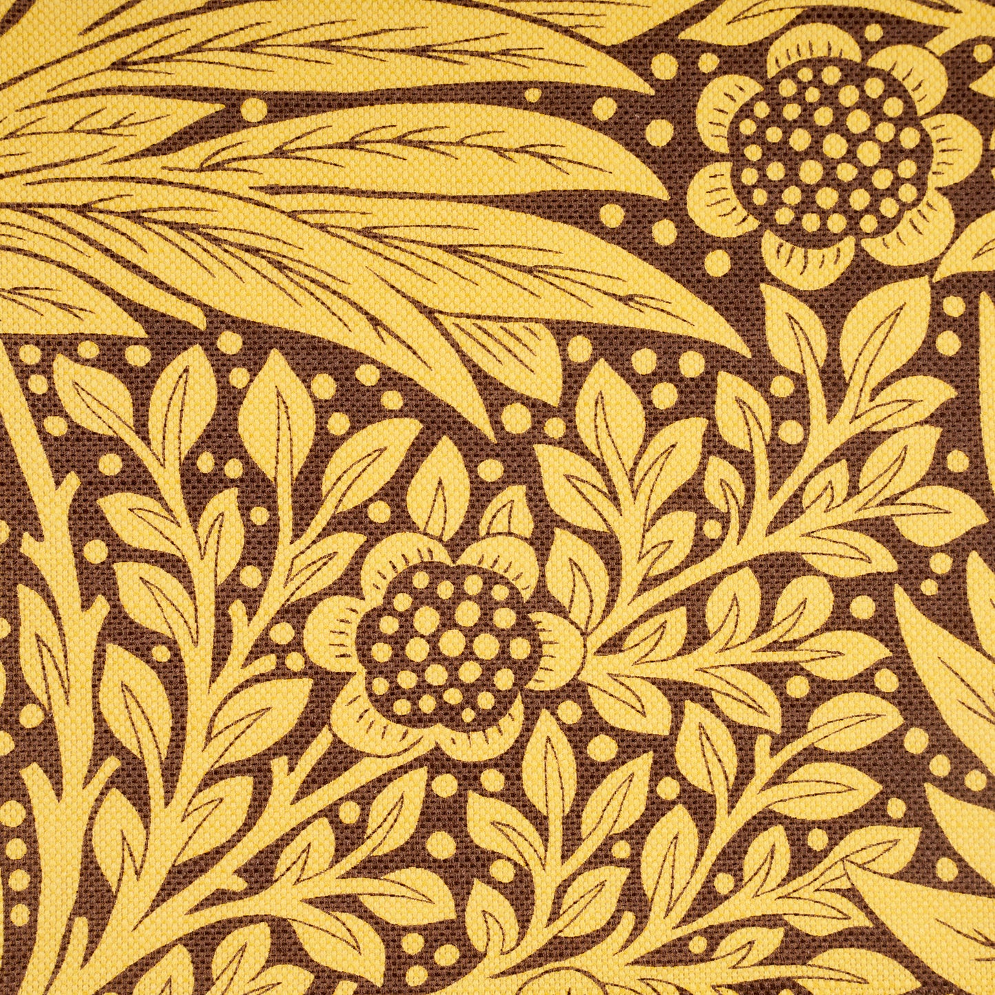 'Marigold' Summer Yellow/Chocolate Napkin - Cornubia Collection