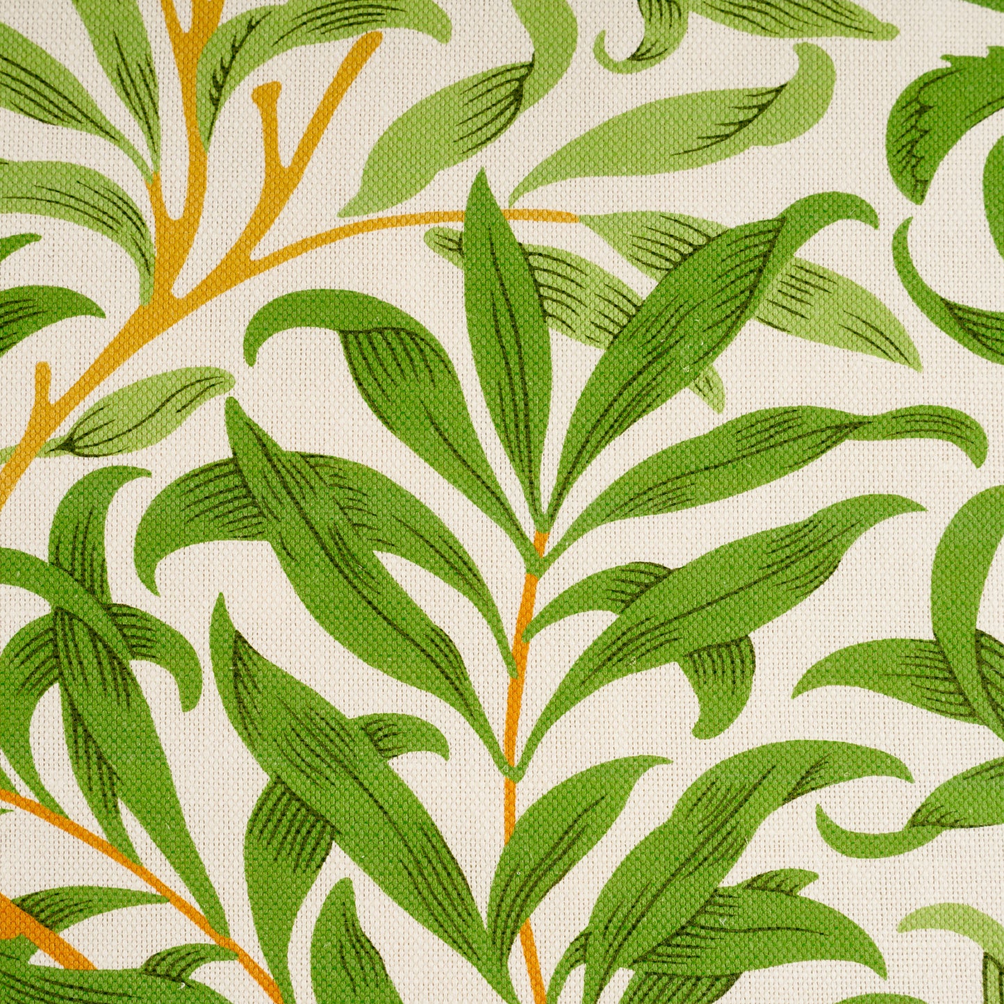 'Willow Bough' Leaf Green Cushion - Cornubia Collection
