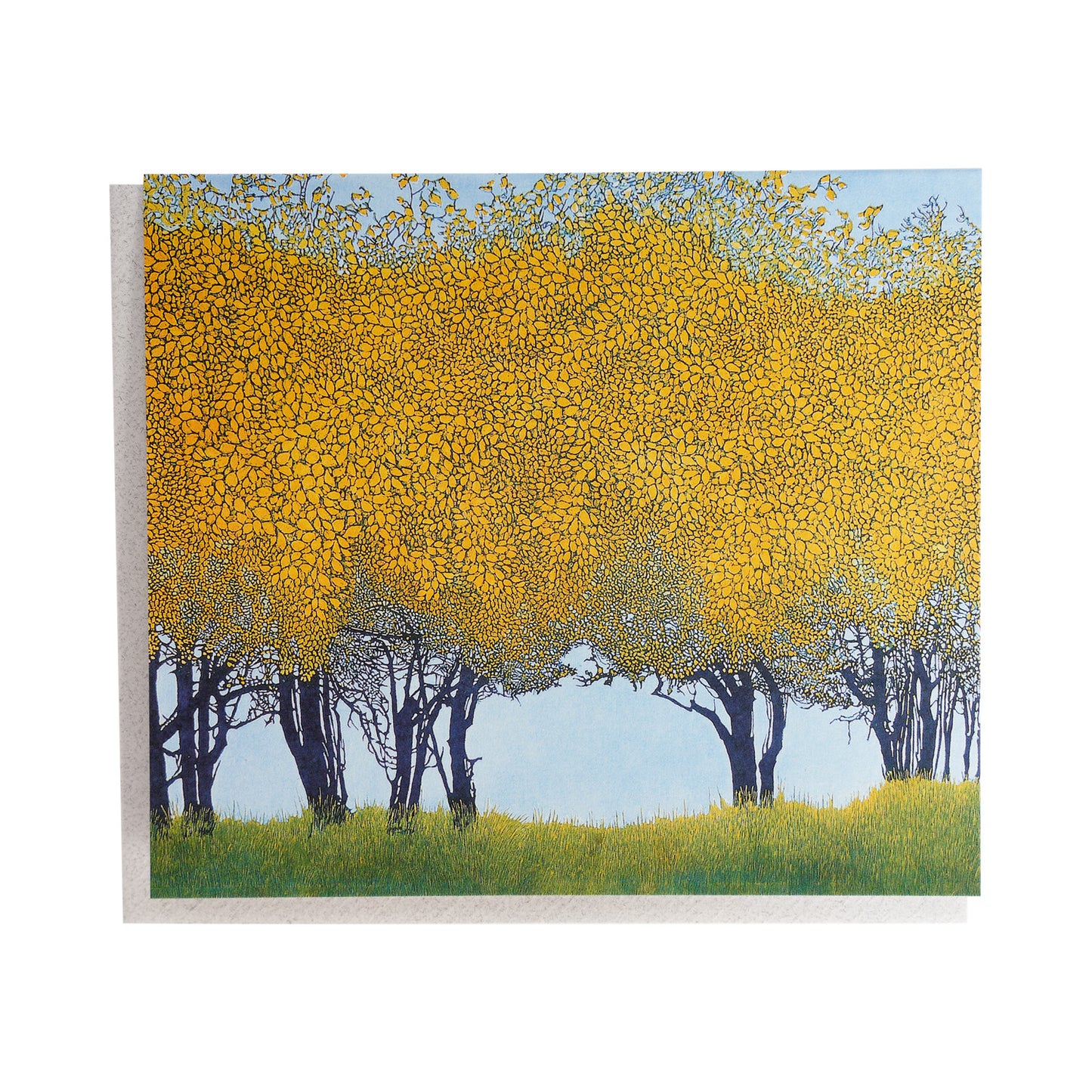 Dancing Trees by Phil Greenwood - Greeting Card