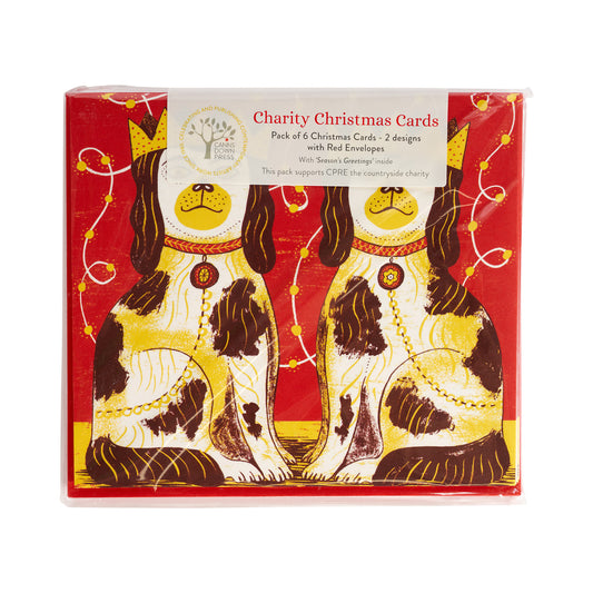 Decorated Dogs & Festive Drinks by Alice Pattullo - Pack of 6 Christmas Cards