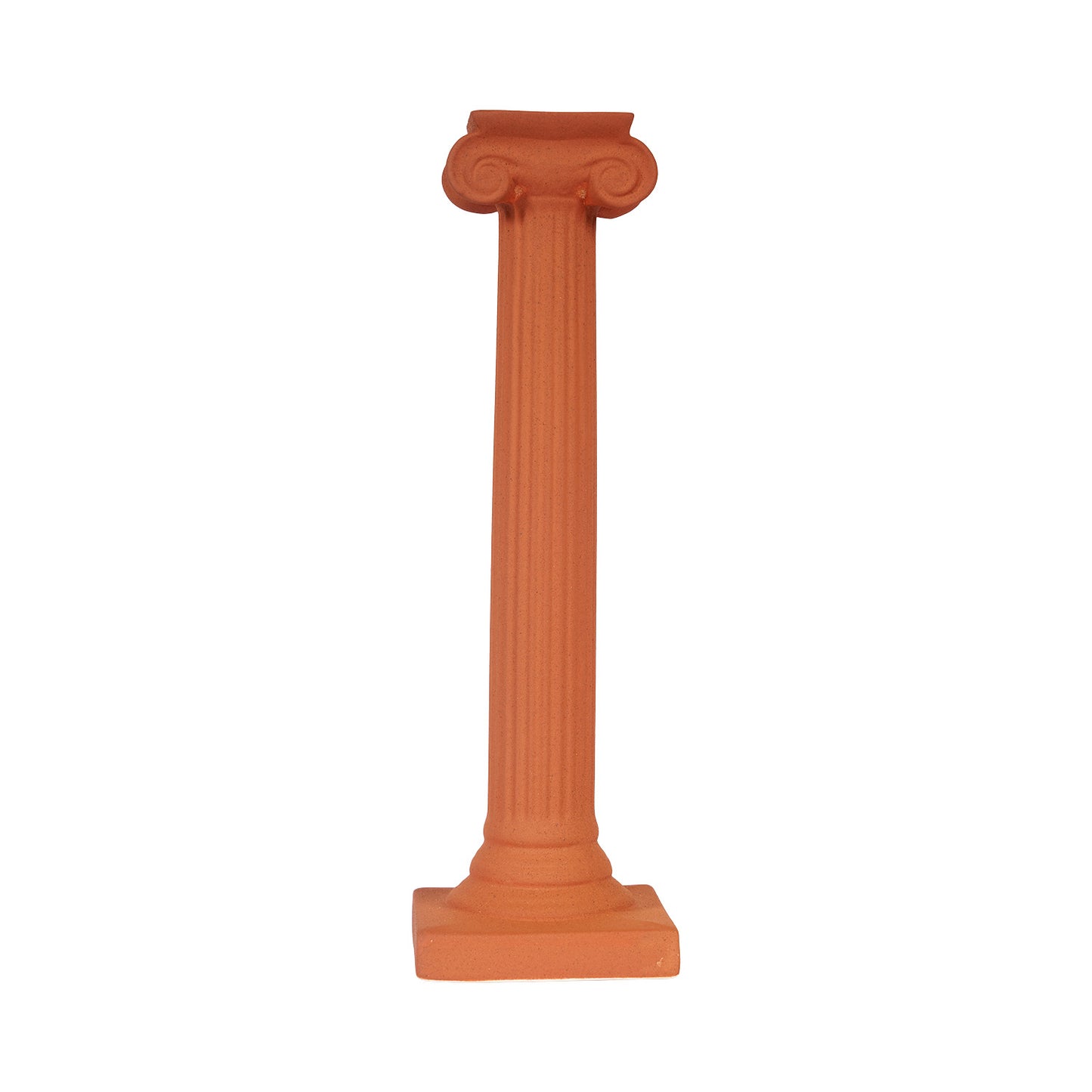 Terracotta Ionic Column Candlestick