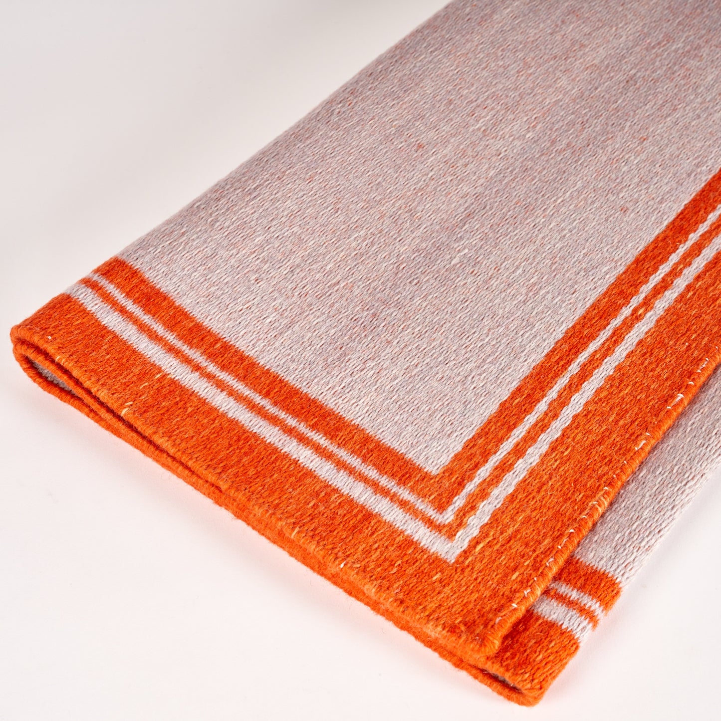 Lilac & Orange Borders Rug