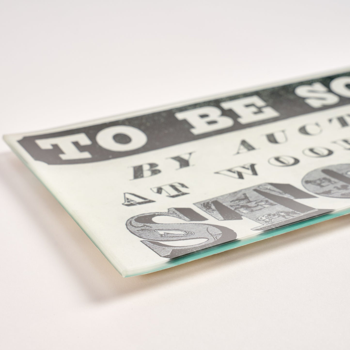 6” x 12” 'To Be Sold' Decoupage Tray