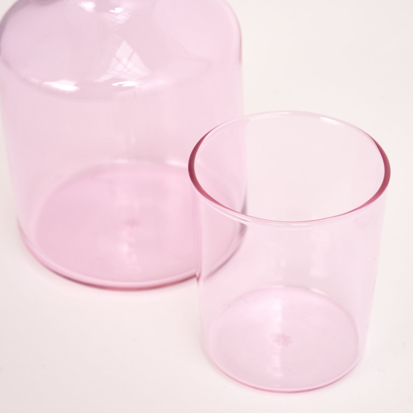 Carafe & Glass - Pink