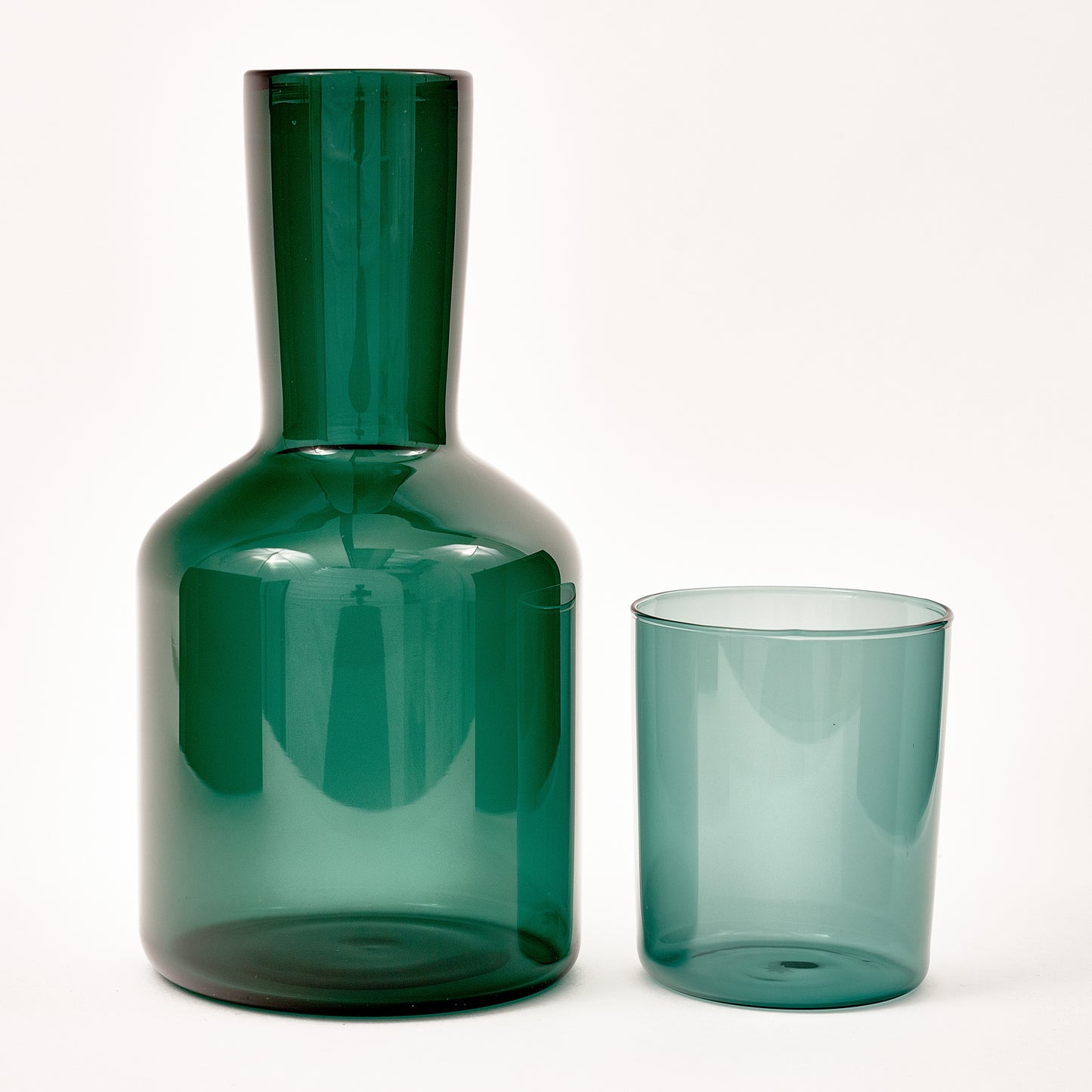 Carafe & Glass - Teal