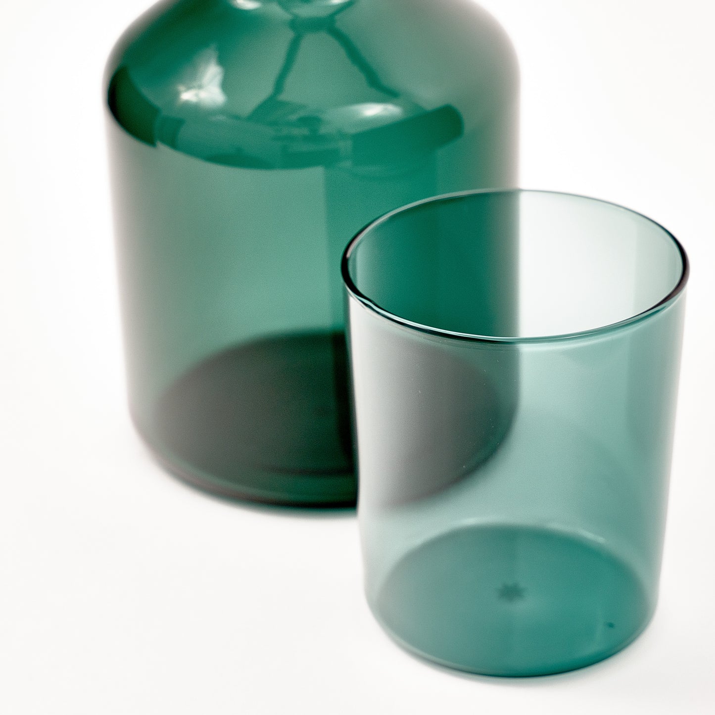 Carafe & Glass - Teal