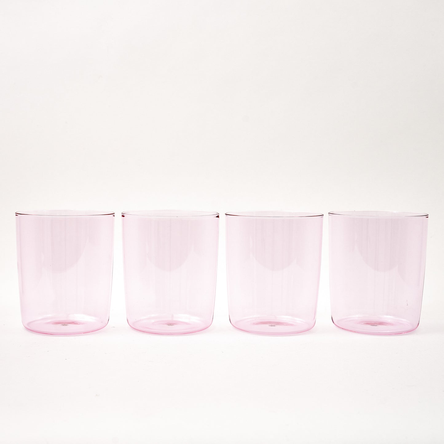 Large Mouth-Blown Tumbler - Pink