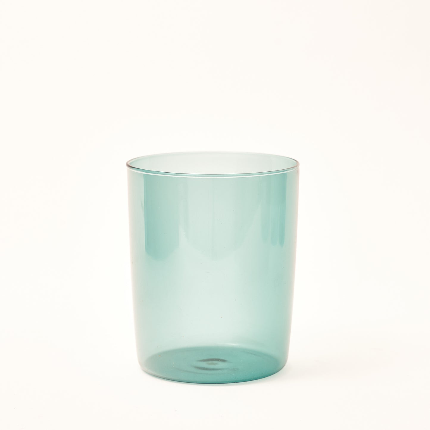 Large Mouth-Blown Tumbler - Teal