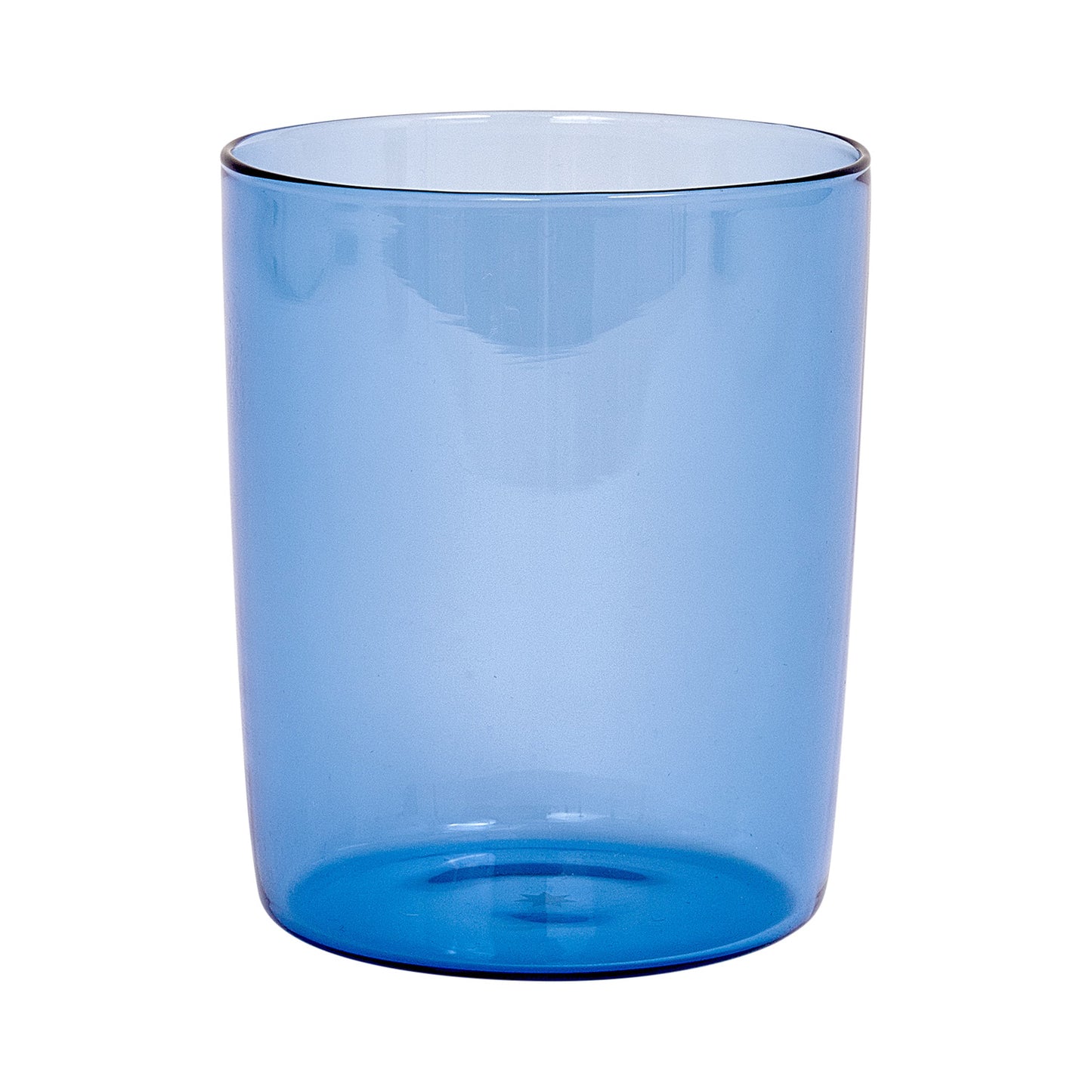 Large Mouth-Blown Tumbler - Azure