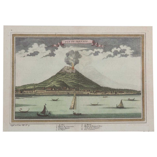 Vue de Ternate - pack of 10 postcards