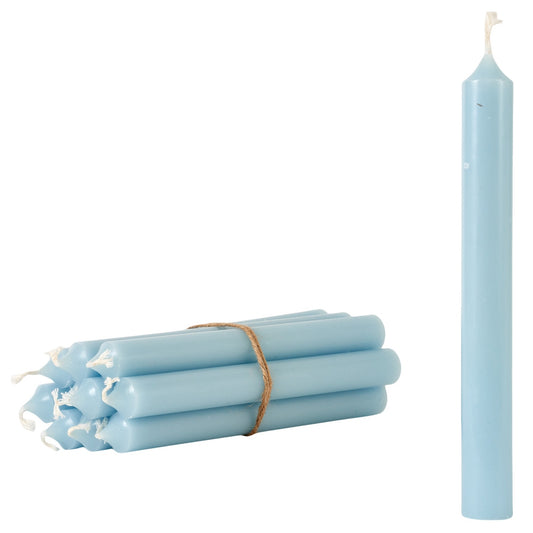 Pale Blue Dinner Candle - pack of 12