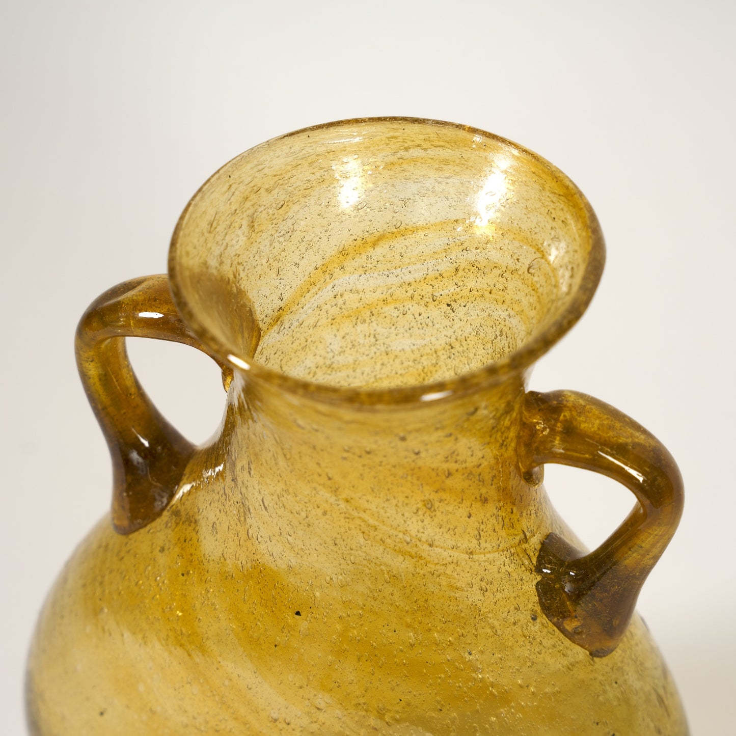 Amphora Amber Vase