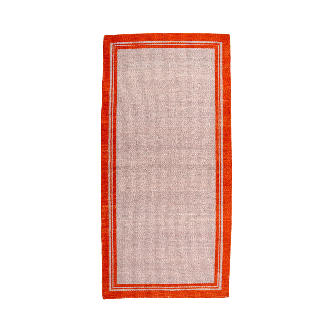 Lilac & Orange Borders Rug – Pentreath & Hall