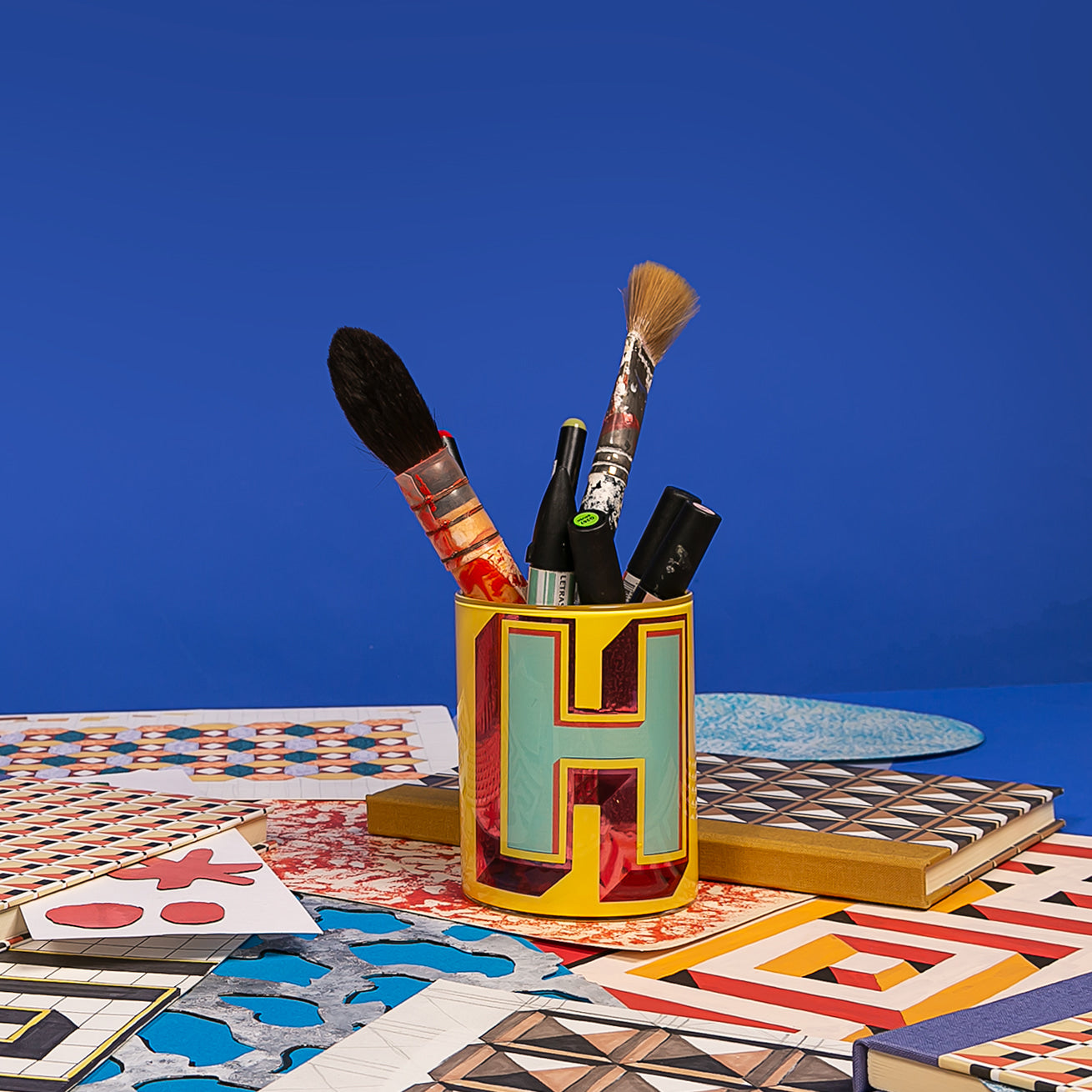 Alphabet Brush Pot - 4