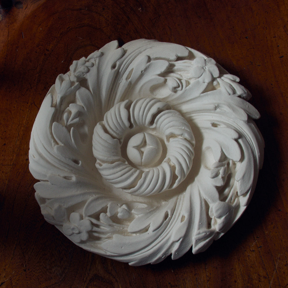 Floral Plaster Roundel