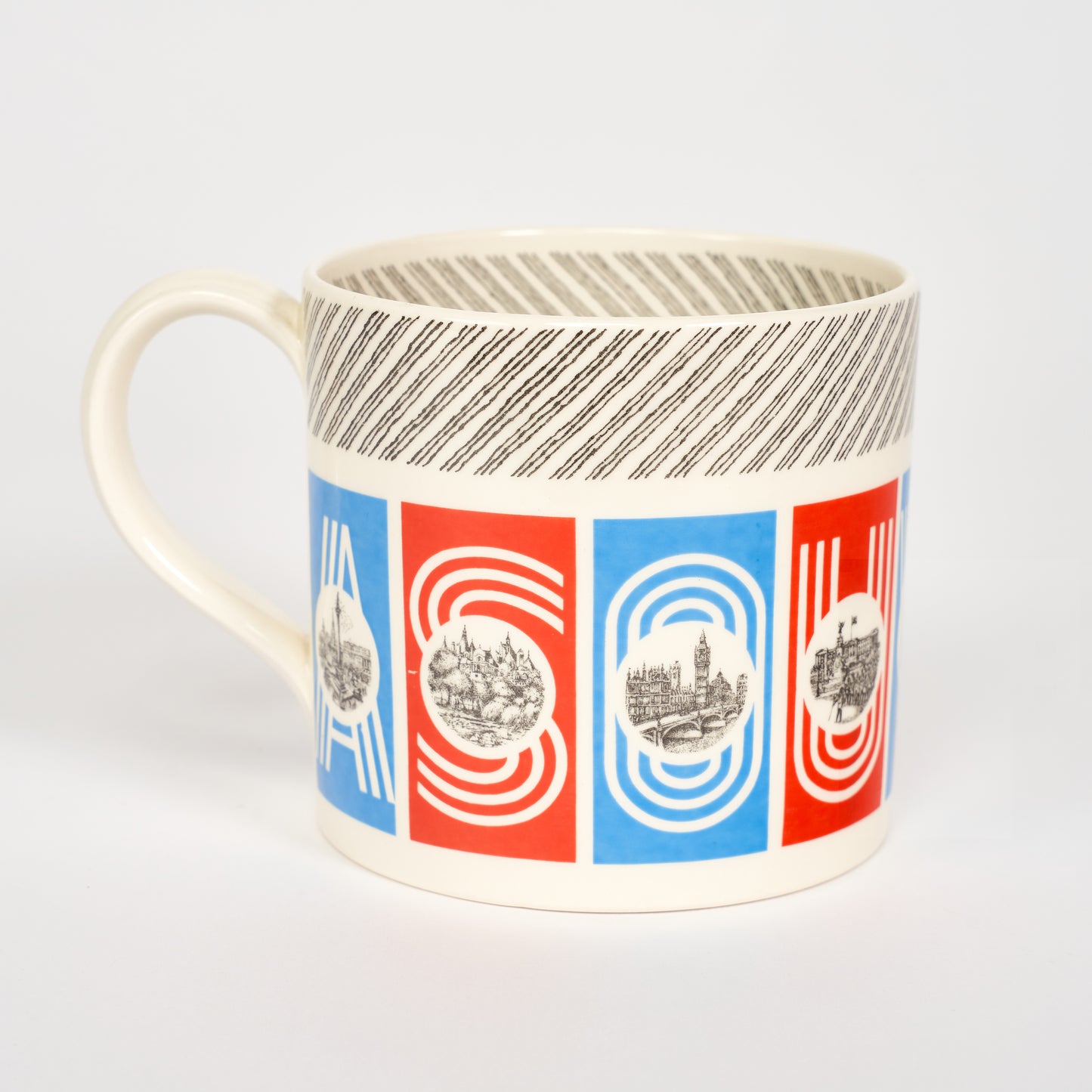 Wedgwood London mug designed by Richard and Elizabeth Guyatt