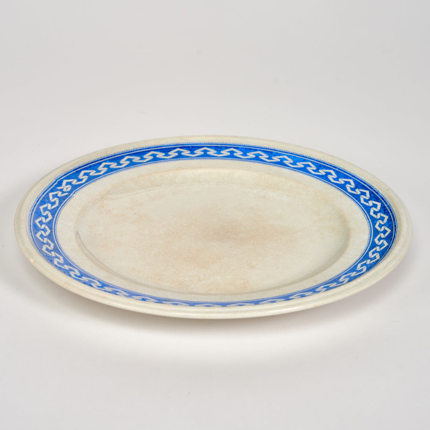 Versailles Blue Greek Key Salad Plate