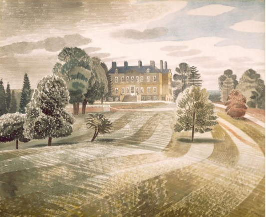 Buscot Park by Eric Ravilious