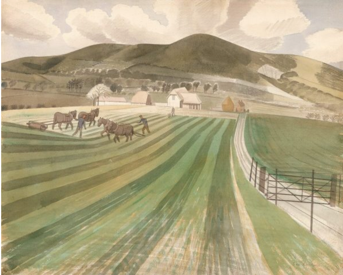 Mount Caburn by Eric Ravilious – Pentreath & Hall