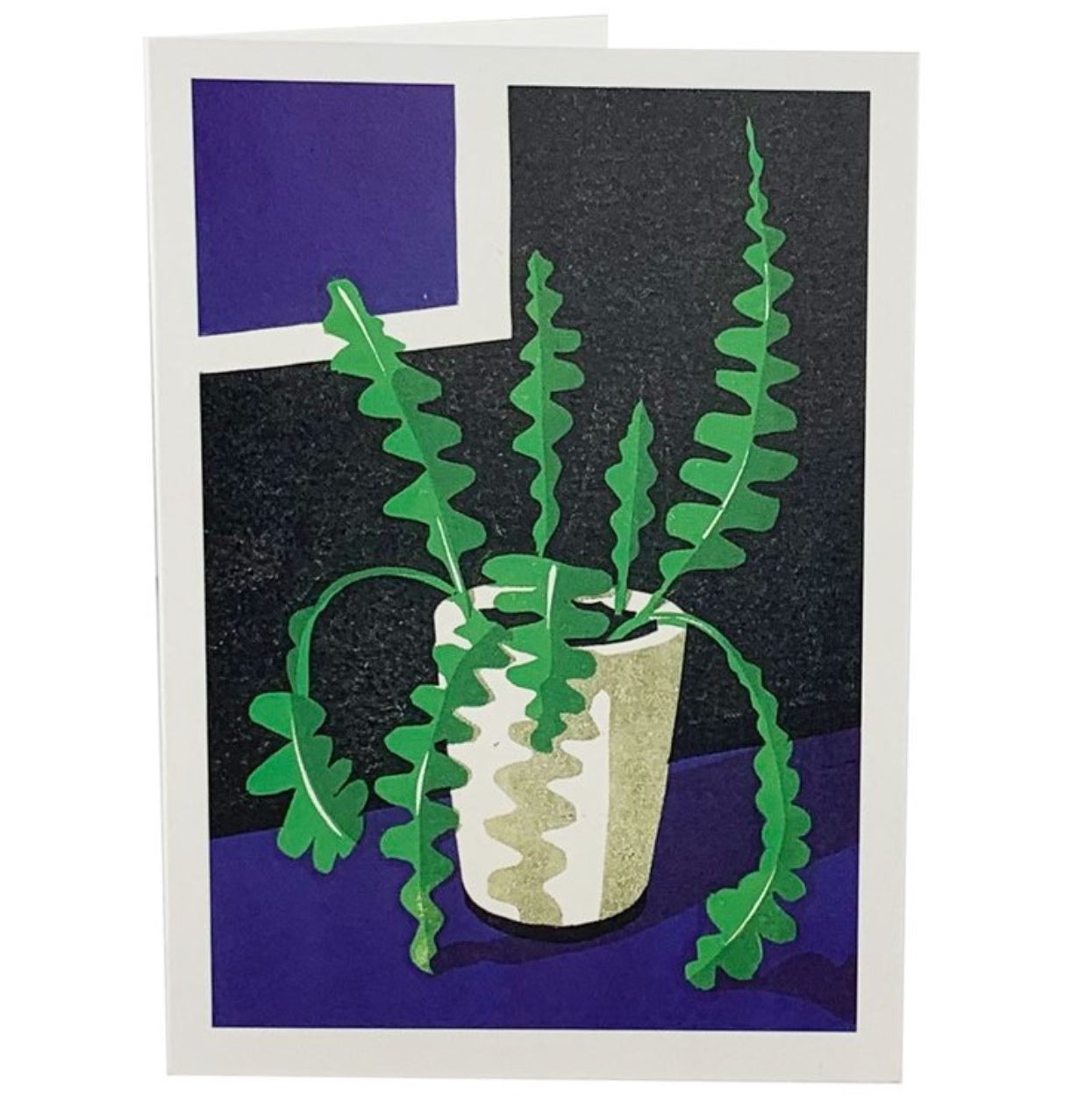 Fishbone Cactus Greeting Card