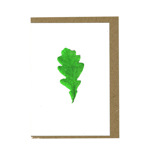Oak Leaf - Greeting Card