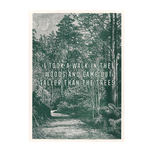 Walk in the Woods - A3 Risograph Poster