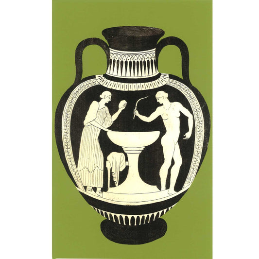 Ancient Greek Vase Print - Cerise